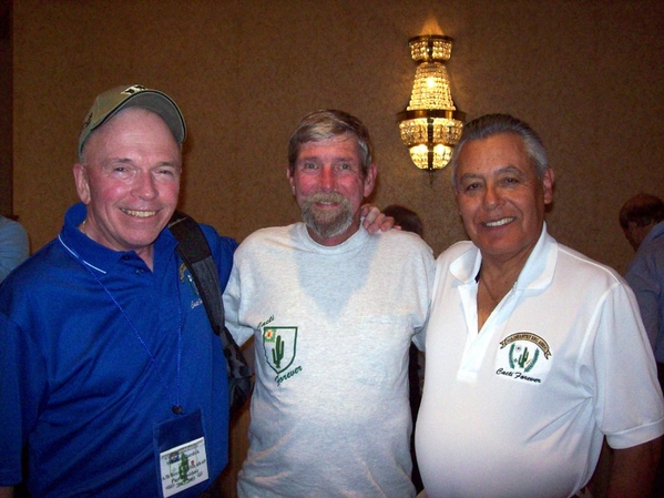 All smiles
Past Association President Bill Burdick, Joe Henderson and
