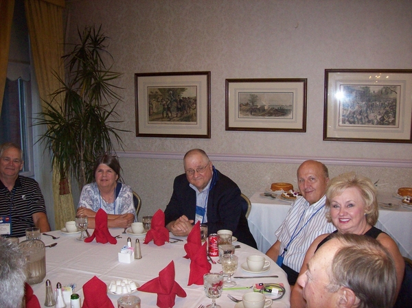 Friday Joint Dinner
L to R: Joe Turner, Carolyn and Doug Turner, Diane Kammerer and guest, Bert Landau.
