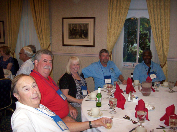 Joint Dinner at O-Club
Bert, Jim, Martha, Joe and Ernie at the joint dinner at Ft Myers

Photo Courtesy of Joe Henderson
