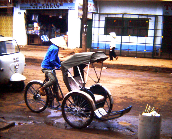 Third world country
Pleiku taxi ride.  This is the way it was in most cities/villages in the 60s...excluding Saigon.
