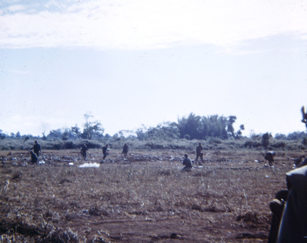 LZ Marie
On the ground, now...securing LZ Marie.  After the guns got in, we got up a strand of concertina wire.  I don't remember how long we were there, but one evening as the LPs were going out, the new grunt Platoon Leader had the rest of the platoon guarding the LZ in the middle with their weapons field stripped.  Rookie mistake.  The AKs started popping and the LPs came running back in under fire, followed by mortars (just 60 mikes) right behind them.  One of the howitzers went to final protective fire (firecracker, crank it all the way up and down a couple of turns, charge 1 and .2 seconds I think it was). I think the other tube was loading beehive.  Our eltee was in his hole down from me and I had the radios. Got in touch with the Battery at LZ Lois but there was a problem with the GT line.  So we shot the firecracker.  Nothing like the sound of 9 bomblets coming down on an incoming breeze to pucker one up.  Only a couple of them landed in inside the perimeter.  The only casualty - and this might be just wishful thinking garnered over the years, so I'd like confirmation from others - was the grunt eltee who got shrapnel in his rear.
 
