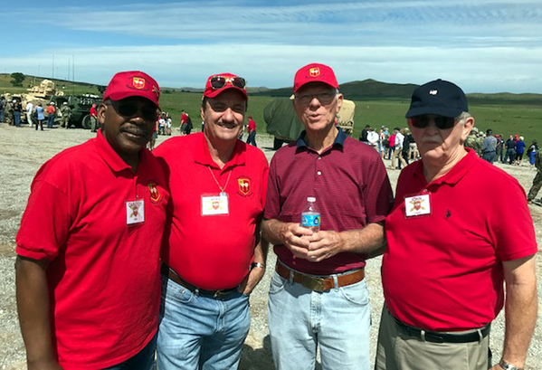 Thursday Firepower Demonstration
Carlton Epps, Mike Kurtgis, Moon Mullins and John Cashin attend the FP demonstration.

Photo courtesy of Mike Kurtgis
