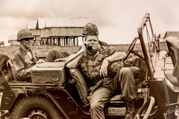 A Visit to the Orr Conference Room
Also hanging in the Orr Conference Room is a photo of Jerry on active duty "back when".
