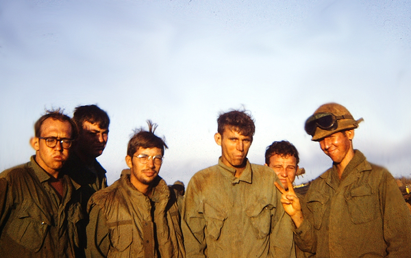 Ban Me Thout 
Jim Hurdle, Carl from Georgia, PFC Dennis Van Linder, Denny Mrowczynski, Cruit, and George Jarisch.
