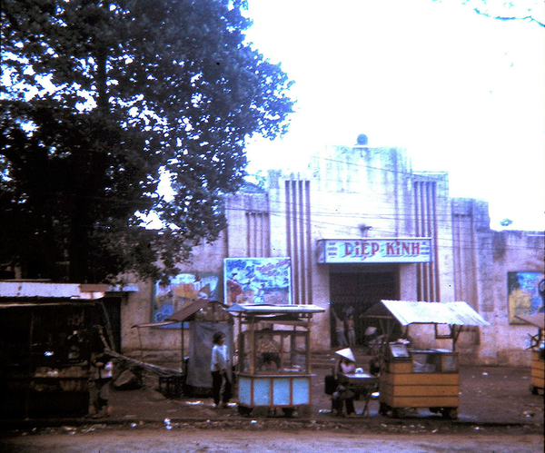 Pleiku series
Pleiku Theater Concession Stands:  The building on the back ground is a theater in town.
