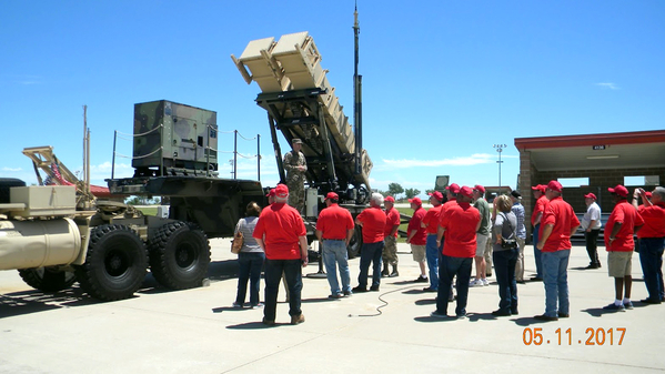 PATRIOT AIR DEFENSE SYSTEM
It may look like two large wooden boxes, but inside are two Patriot missiles each.  Not much for looks, but as long as they work....

PHOTO COURTESY OF BOB WILSON
