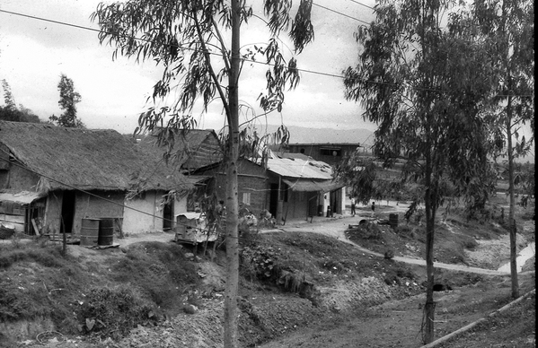 Arrival at LZ Montezuma
Another village near Duc Pho.
