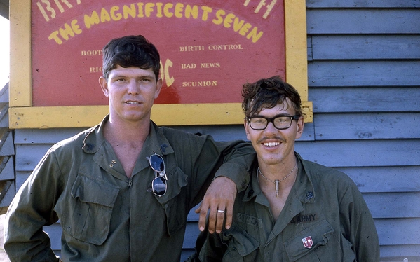 Buddies
SP4 Don Hardy and PFC Walt Shields 
