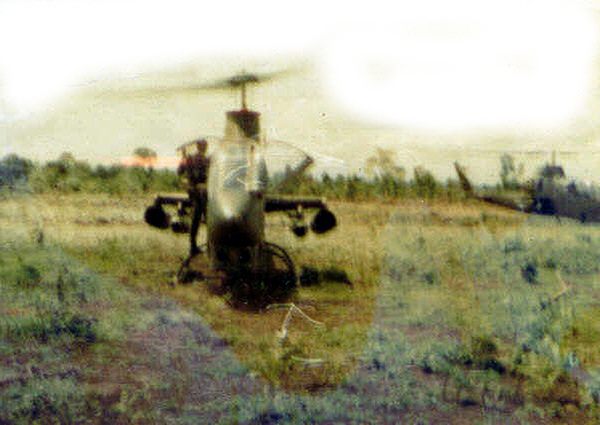 Memories of LZ St George
Mean-looking Cobra helo.
