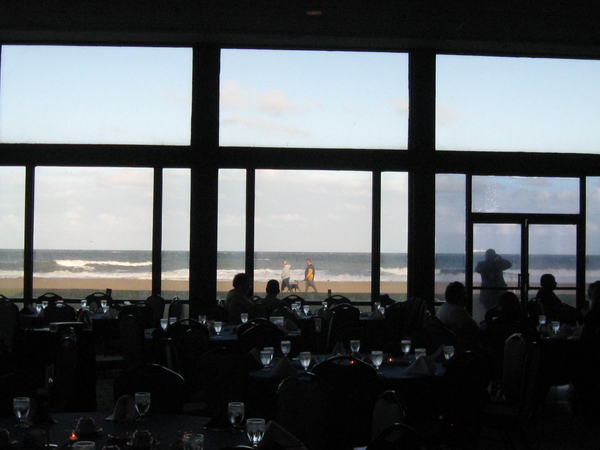 The Cavalier Oceanfront Hotel
The hotel's dining area gave its visitors a panoramic view of the Atlantic Ocean with its white caps rushing to the shore.
